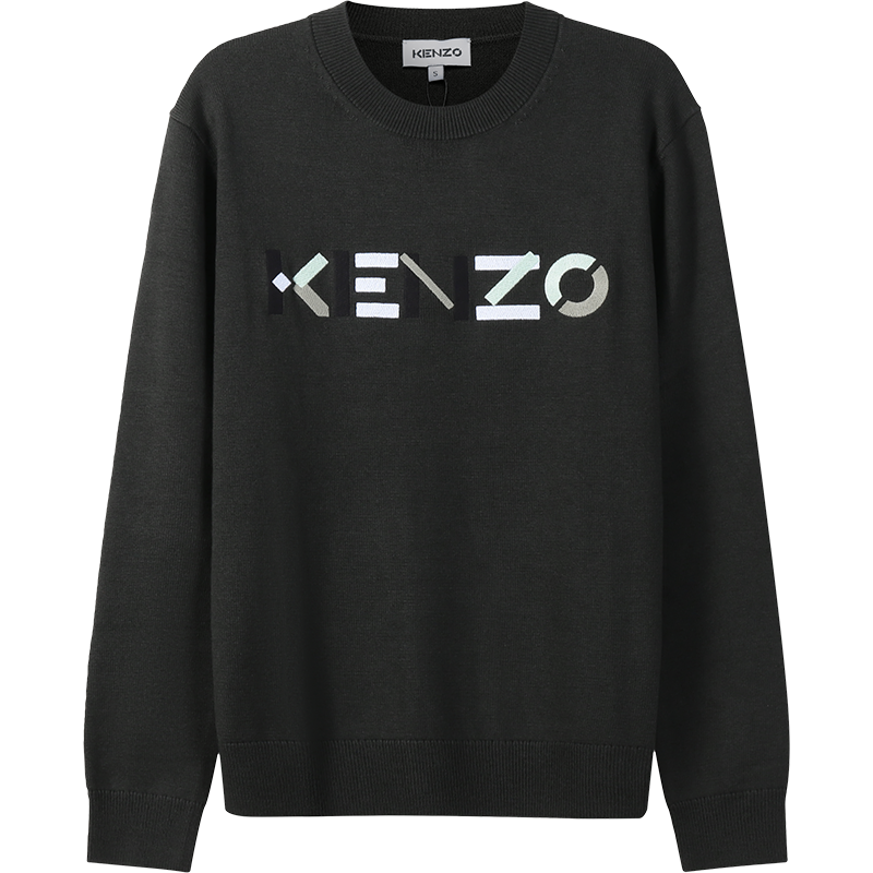 高田贤三 KENZO 男士羊毛圆领长袖针织衫羊毛衫 FB6 5PU639 3LA