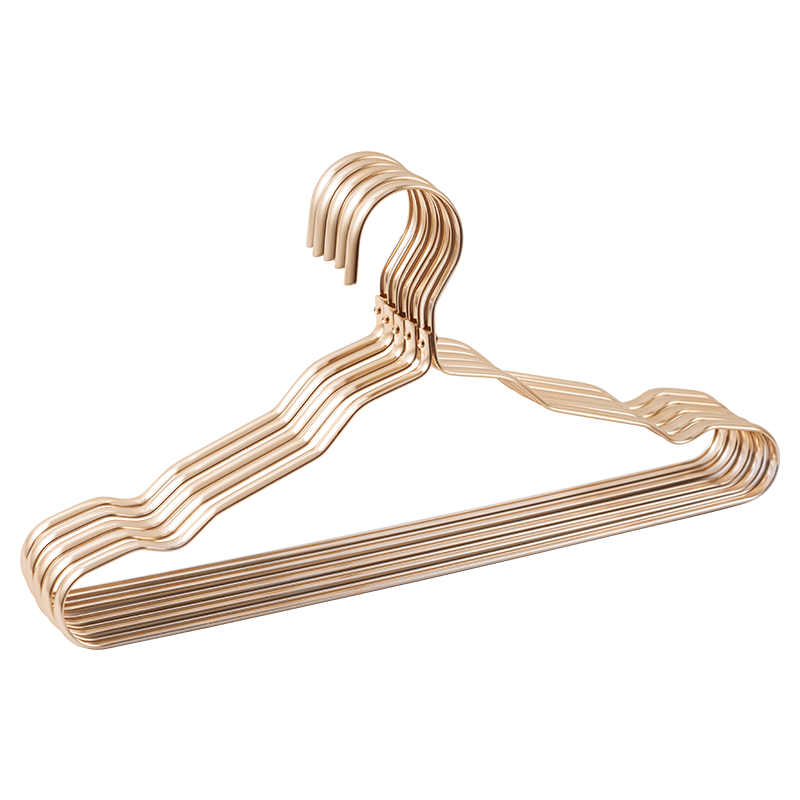 捷扣JEKO 铝合金衣架轻奢高级家用挂衣儿童成人衣服多功能无痕防滑晾晒神器