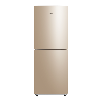 (Midea)美的冰箱双门冰箱 低温补偿深冷速冻 172升节能双门双温家用小冰箱租房 BCD-172CM(E)芙蓉金