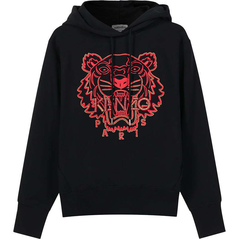 KENZO 高田贤三 女士棉质连帽卫衣运动衫FC5 2SW871 CMB