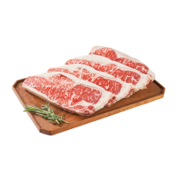 赞正原肉原切非腌制无添加牛排厚切西冷180g*5健康新鲜牛肉