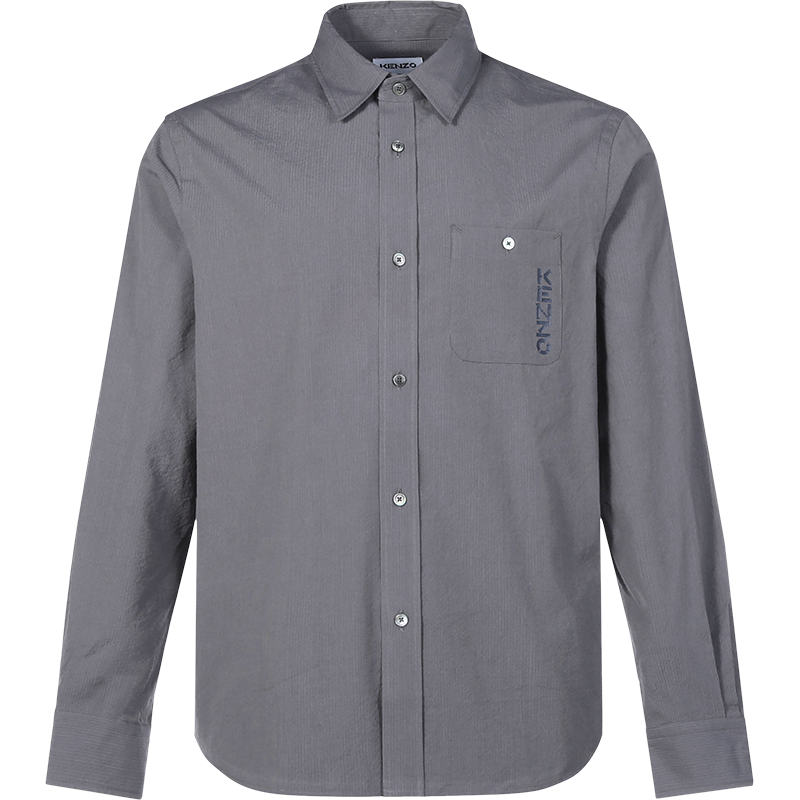 高田贤三 KENZO 男士棉质长袖休闲衬衫 FC5 5CH401 9CW