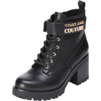 范思哲 VERSACE JEANS COUTURE 女士PU高跟系带靴子短靴71VA3S90 71570