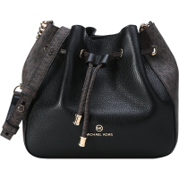 迈克·科尔斯 MICHAEL KORS MK女包 PHOEBE皮革/人造革单肩斜挎包抽绳包水桶包30H1G8PM2T