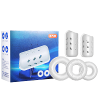 夜樱 锁精金刚环5件套狼牙套阴茎套震动延时套环 成人情趣夫妻情侣性生活用品加大加粗男性系列男用阴经茎延时加长加粗增硬