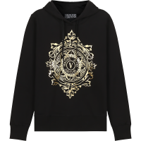 VERSACE JEANS COUTURE 范思哲 女士棉质加绒款连帽卫衣运动衫 71HAIF05 CF00F