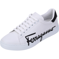 菲拉格慕 Salvatore Ferragamo 男士皮革系带休闲运动鞋板鞋 0747219