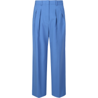 麦丝玛拉 Max Mara Weekend 女士绵羊毛宽松版高腰休闲裤直筒裤长裤 MANETTA