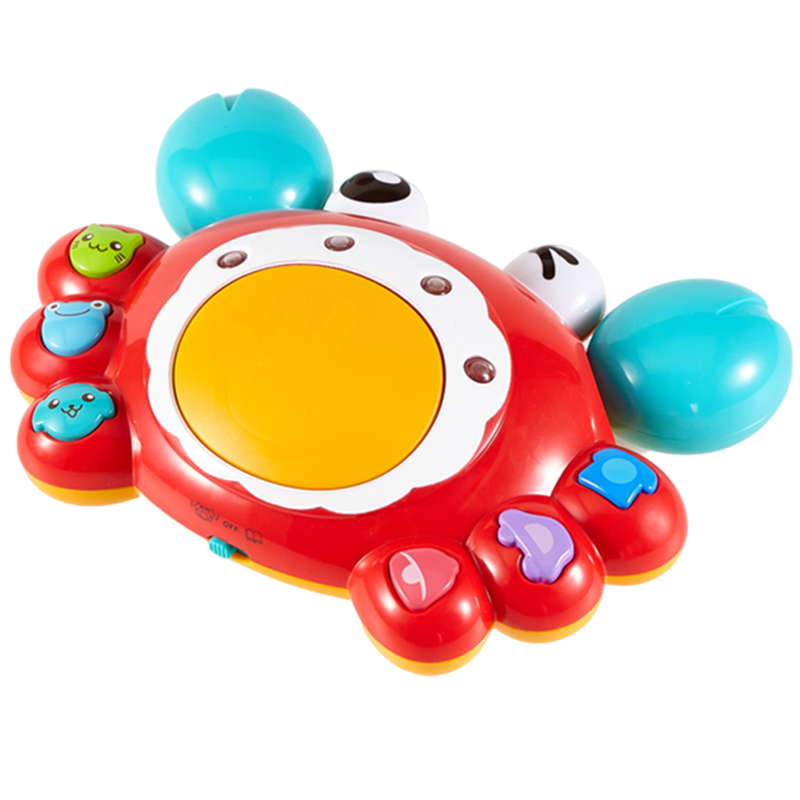 澳贝(AUBY) 益智玩具 好问爬行小蟹 婴幼儿童早教启智声光玩具 6个月以上 463307