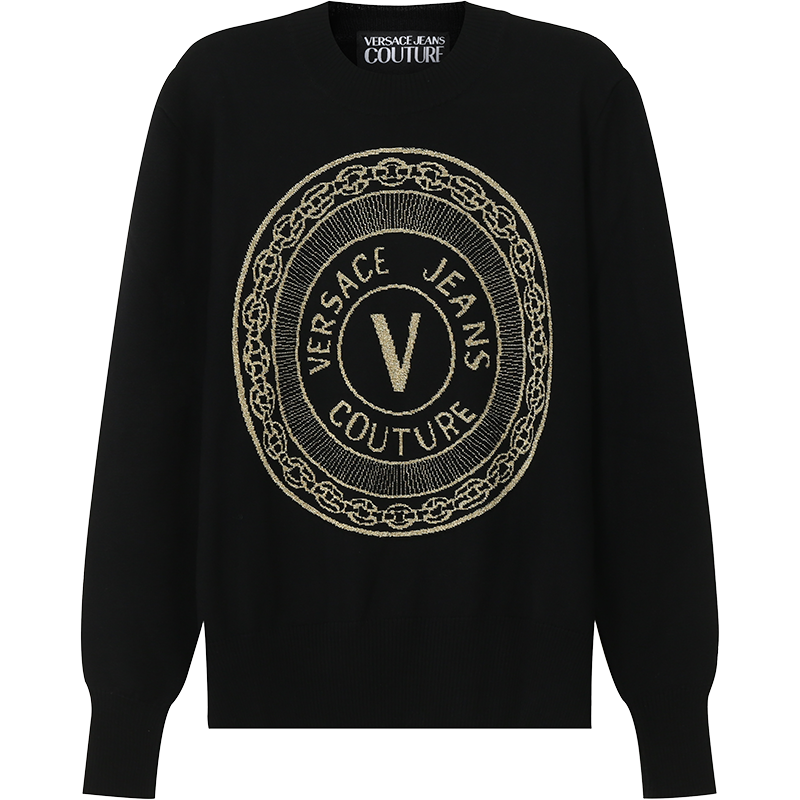 范思哲 VERSACE JEANS COUTURE 男士羊毛针织衫羊毛衫71GAF841 CM01M