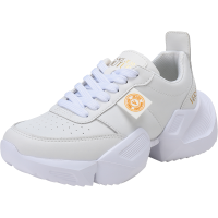 范思哲 VERSACE JEANS COUTURE 女士皮革等材质系带休闲运动鞋72VA3SU8 ZP013