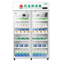 新飞(Frestech)药品柜 双门普通款 900L容量 药店医用 药用冷藏柜 阴凉柜 YPG-800JH
