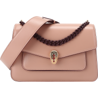 宝格丽 BVLGARI 女士SERPENTI FOREVER系列皮革中号蛇头扣手提单肩斜挎包290978