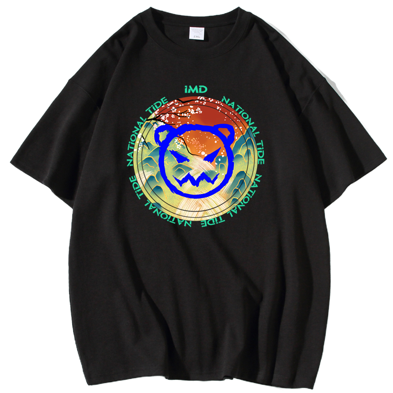 Claw Money短袖T恤夏季纯棉情侣圆领时尚潮流印花男士百搭上衣