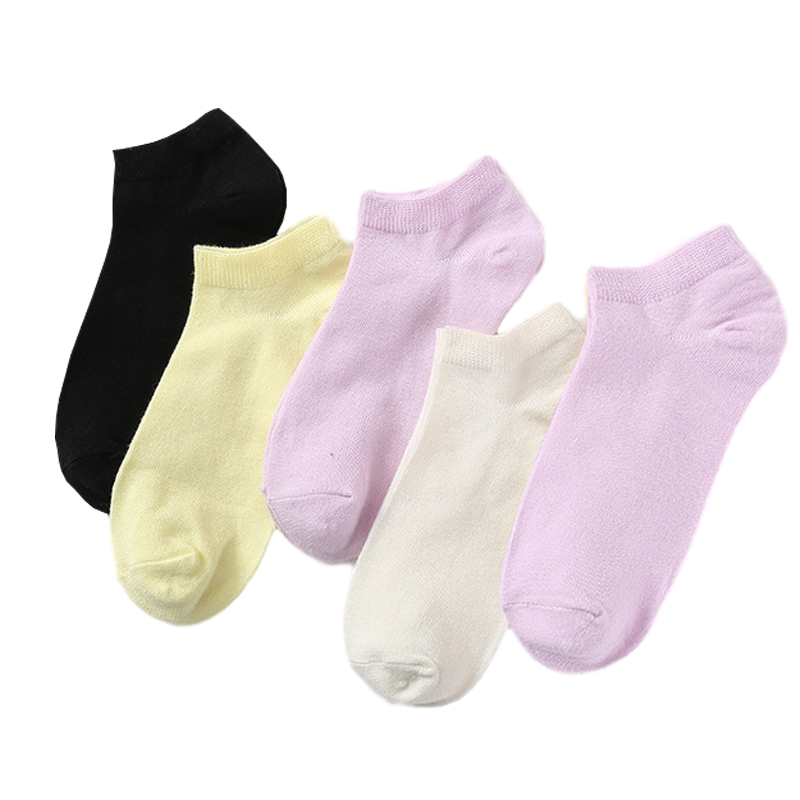 南极人袜子女生棉袜纯色低帮短袜百搭清新学院风春夏船袜潮袜