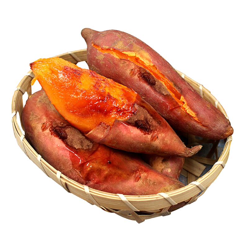 山东烟薯25号糖心蜜薯带箱5斤 约5-28个左右烤红薯地瓜蜜薯生鲜蔬菜软糯香滑