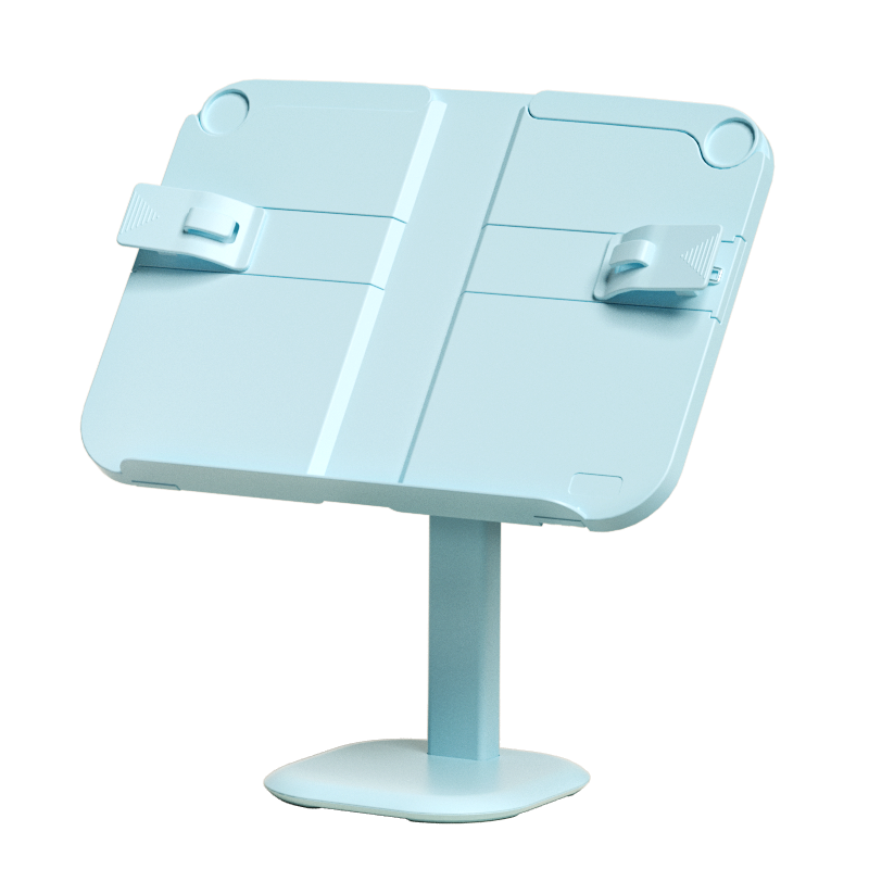 爱果乐阅读架学生书架桌面写字书夹支架伸缩书立夹固定书本神器课桌收纳架小学生看书立架多功能可调节读书架