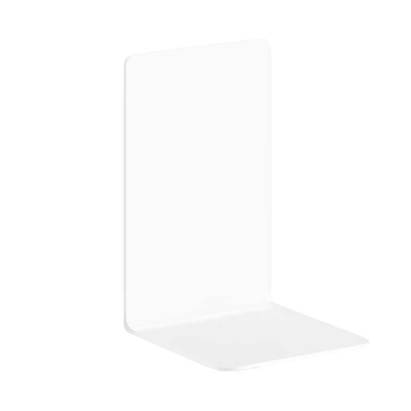 三木亚克力书立透明书立架L型书靠书夹书挡立式大号学生简易简约创意ins风桌面收纳放书固定隔板挡板伸缩书立