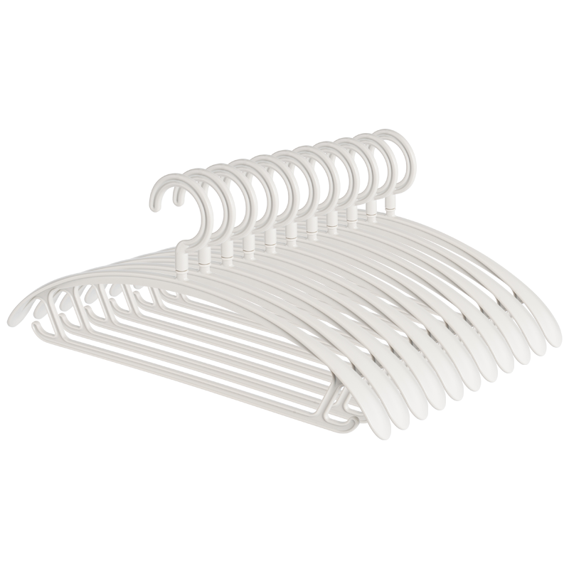 捷扣JEKO 无痕衣架家用防滑宽肩防肩角旋转挂衣架子多功能晾晒衣服收纳神器