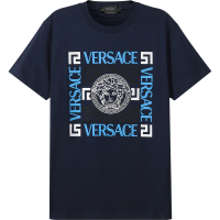 范思哲 VERSACE 男士棉质圆领短袖T恤1004207 1A03047