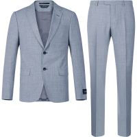 杰尼亚 Z ZEGNA 男士聚酯纤维/羊毛西服套装322751 281CGA