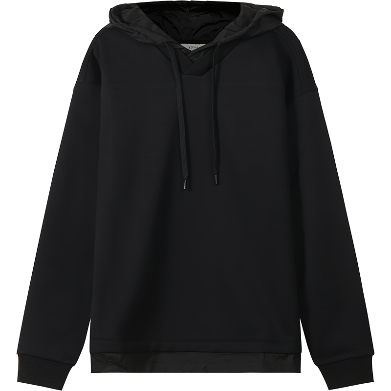 杰尼亚 Z ZEGNA 男士锦纶/棉/聚酯纤维连帽长袖卫衣运动衫VZ482 ZZ801