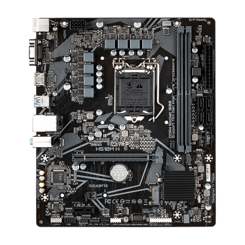 技嘉H510M H +Intel 酷睿i310105 + Fury2666 8PC+ A400 240G+鑫谷 750W