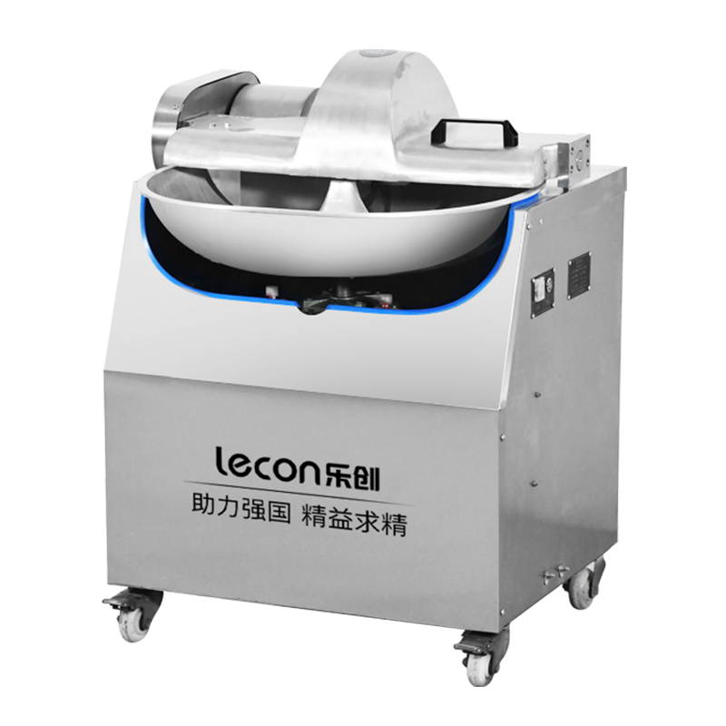 乐创(lecon)商用菜馅机 304不锈钢传动轴多功能碎菜机带掀盖停机 180 kg/h L-JG-YXC-300