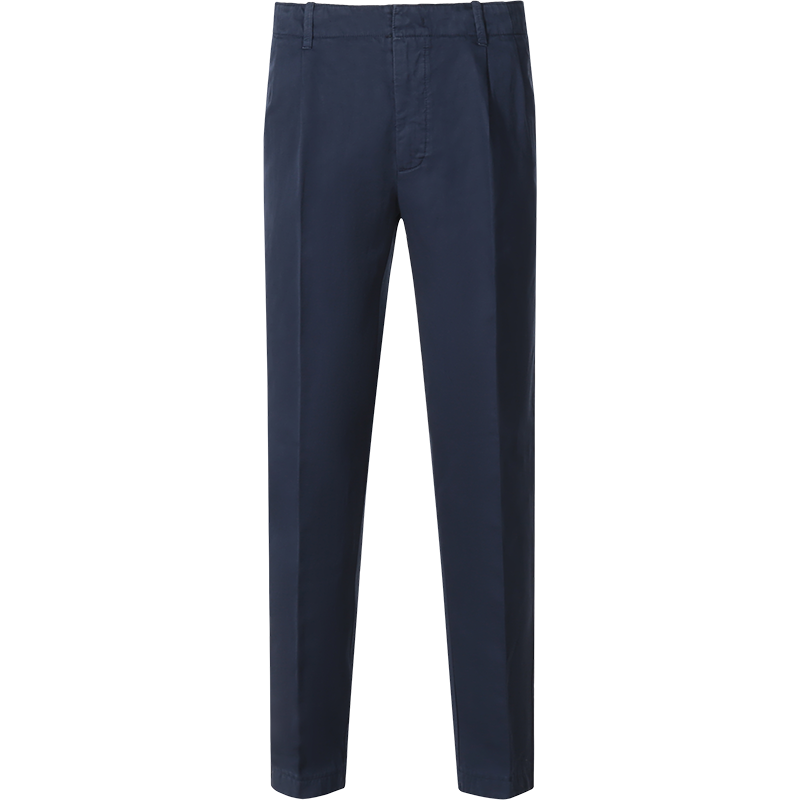 杰尼亚 Z ZEGNA 男士棉/亚麻休闲裤长裤VZ154 ZZ337