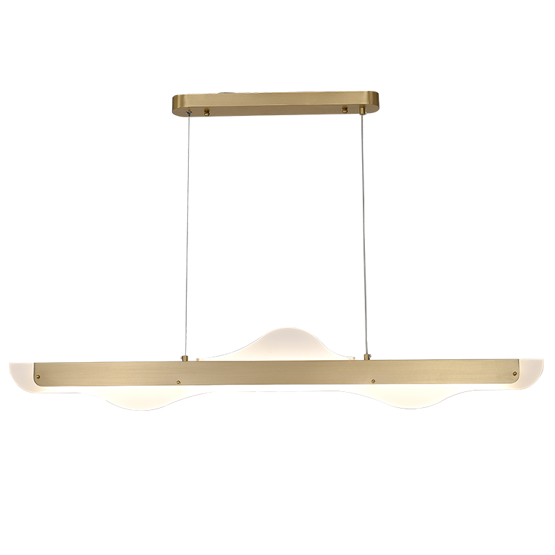 克罗斯塔 北欧极简吊灯轻奢吧台客厅灯现代简约创意餐厅灯餐桌茶室长条吊灯