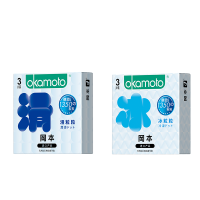 岡本避孕套C颗粒入门:冰粒3片装+滑粒3片装 男用情趣安全套 计生用品byt