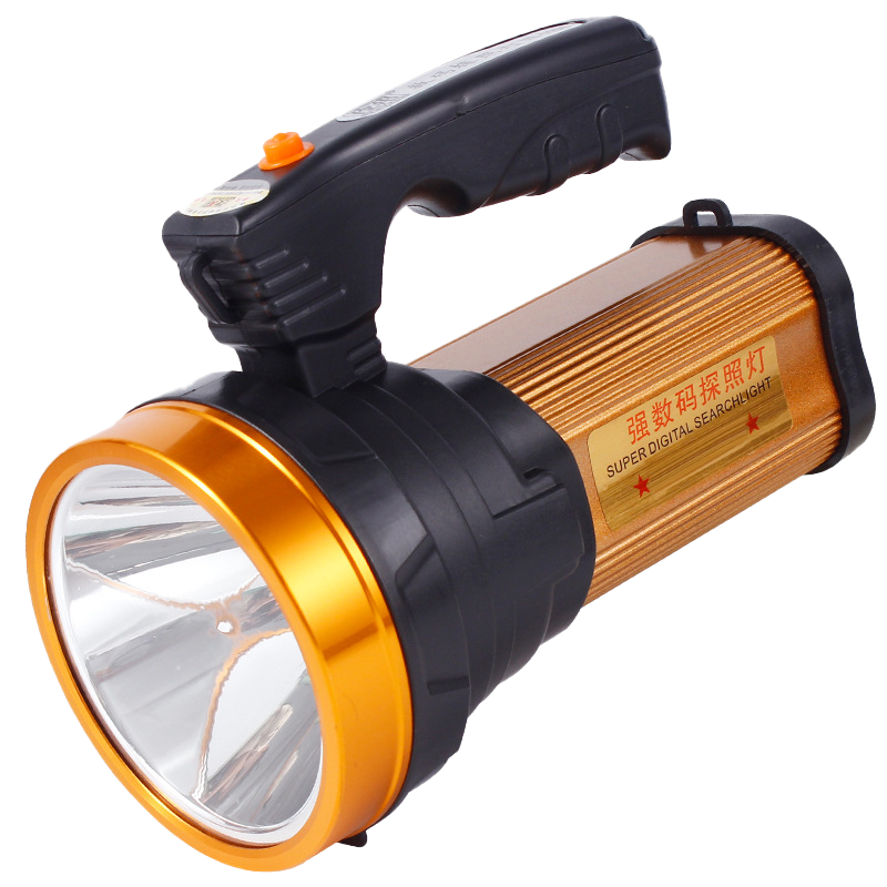 大功率手提灯应急照明灯LED强光数码探照灯
