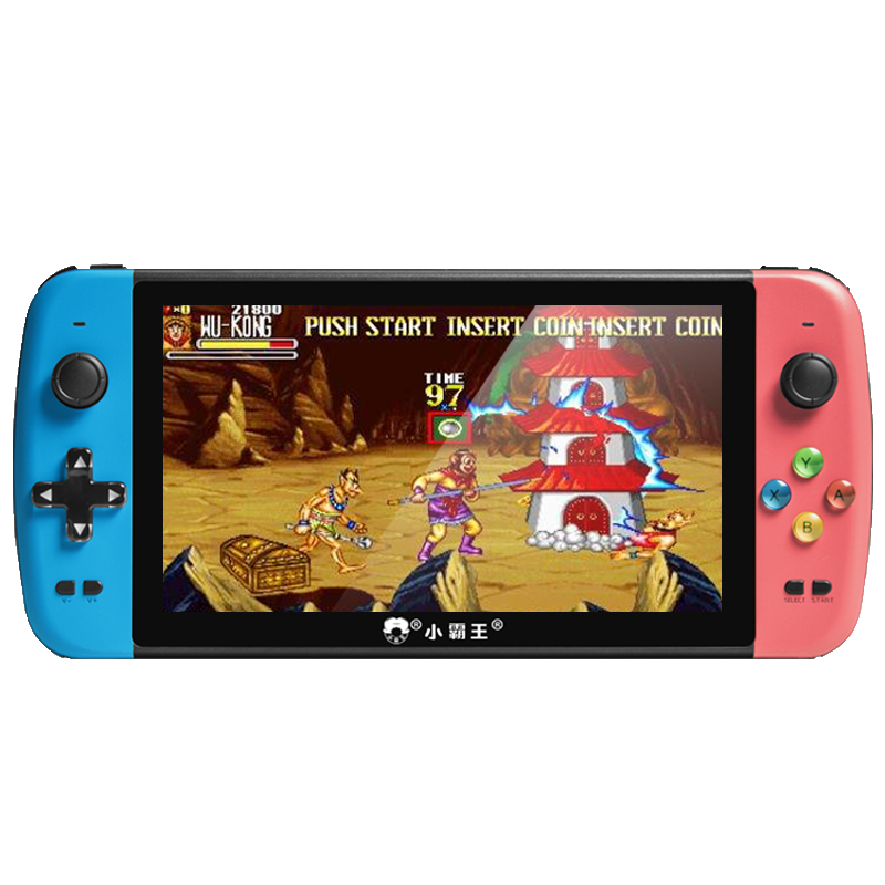 小霸王掌上游戏机Q900新款双人版掌机7英寸高清大屏童年怀旧老式街机复古经典单机迷你儿童便携式游戏机
