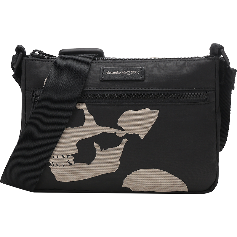 亚历山大·麦昆 ALEXANDER MCQUEEN 男士织物单肩斜挎包663144 1AAE3