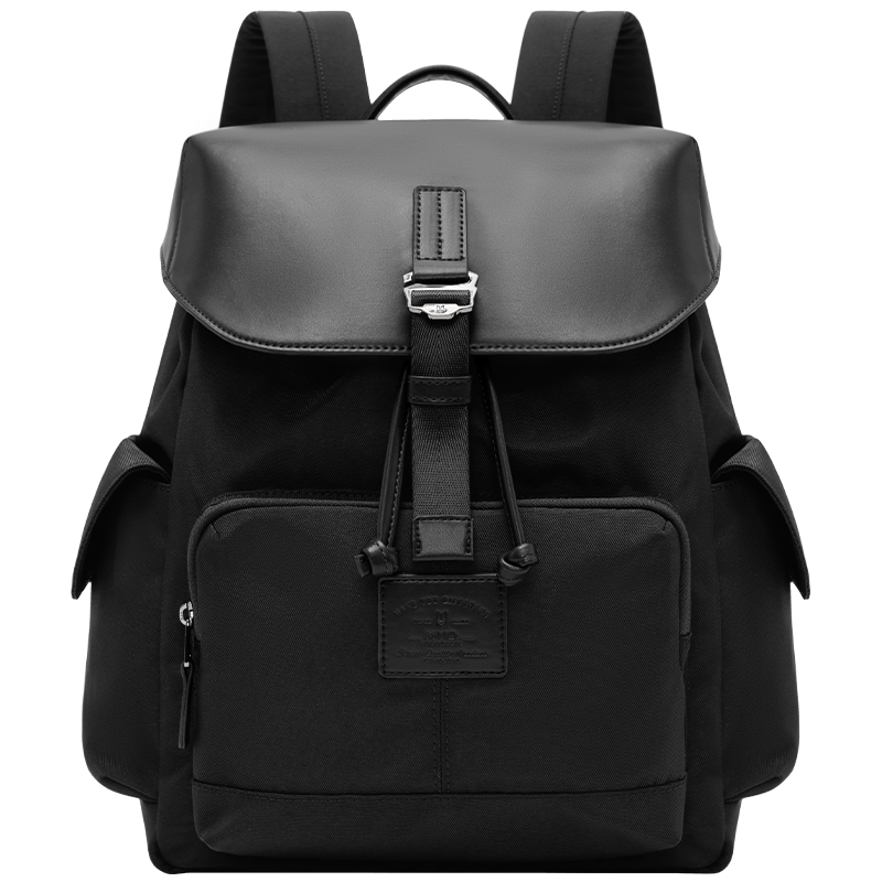 MYD黑标双肩包女2022新款时尚百搭书包上班通勤13寸电脑背包