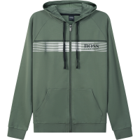 雨果博斯 HUGO BOSS 男士棉质连帽拉链卫衣开衫运动衫外套50464887