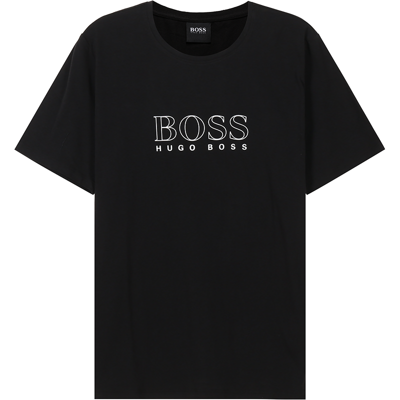雨果博斯 HUGO BOSS 男士棉质圆领短袖T恤50463515