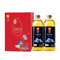 中粮 悦润亚麻籽油 礼盒 1L*2