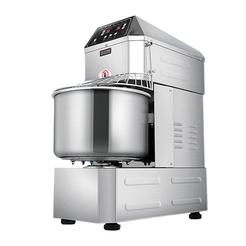 乐创(Lecon)大型双动双速多功能全自动商用揉面机搅拌机和面机 30升 220V智能面板定时