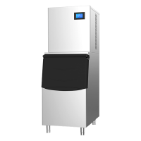 乐创(lecon)大型制冰机商用奶茶店酒吧KTV全自动冰块方冰制作机 日产200KG(156冰格)