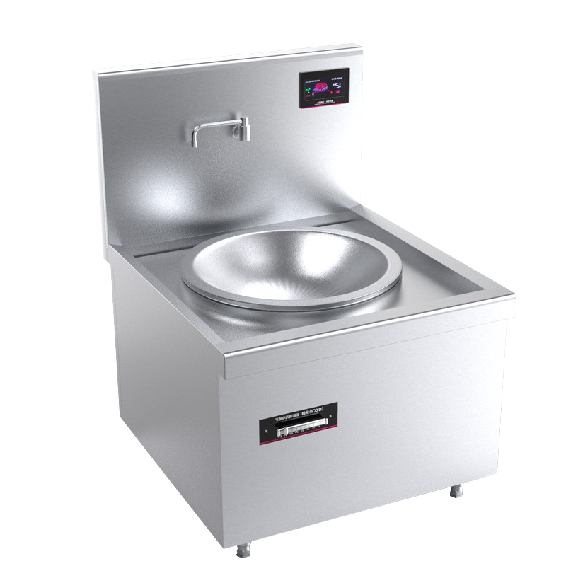 乐创(lecon)商用电磁炉 大锅灶食堂电磁灶大功率灶台 15kw|锅径60cm|8档火力