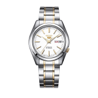 SEIKO精工5号时尚双历商务全自动机械男士手表送礼SNKL47J1