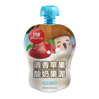 方广 清香苹果酸奶果泥5袋 103g/袋 一岁以上婴幼儿辅食果泥宝宝儿童营养健康零食果汁泥水果泥吸吸袋无添加