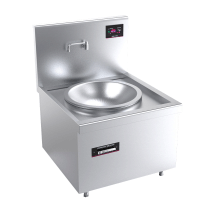 乐创(lecon)商用电磁炉 大锅灶食堂电磁灶大功率灶台 30kw|锅径100cm|8档火力