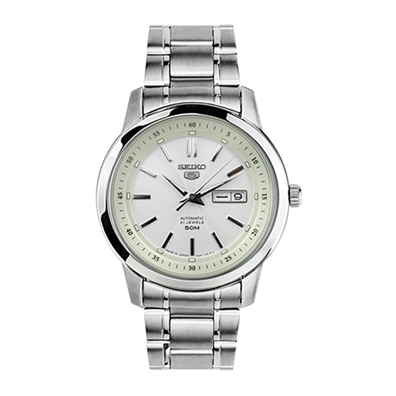 精工(SEIKO)5号盾商务休闲自动机械男士手表SNKM83J1