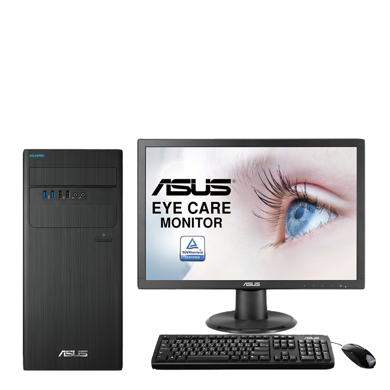 华硕(ASUS)商用台式电脑 弘道 D640MB-I5F00014 21.5'英寸(I5-8400 4G 256GSSD 集显 DOS)