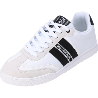 Versace Jeans Couture范思哲 男士皮革等多种材质拼接系带休闲运动鞋板鞋 71YA3SO1 ZS093