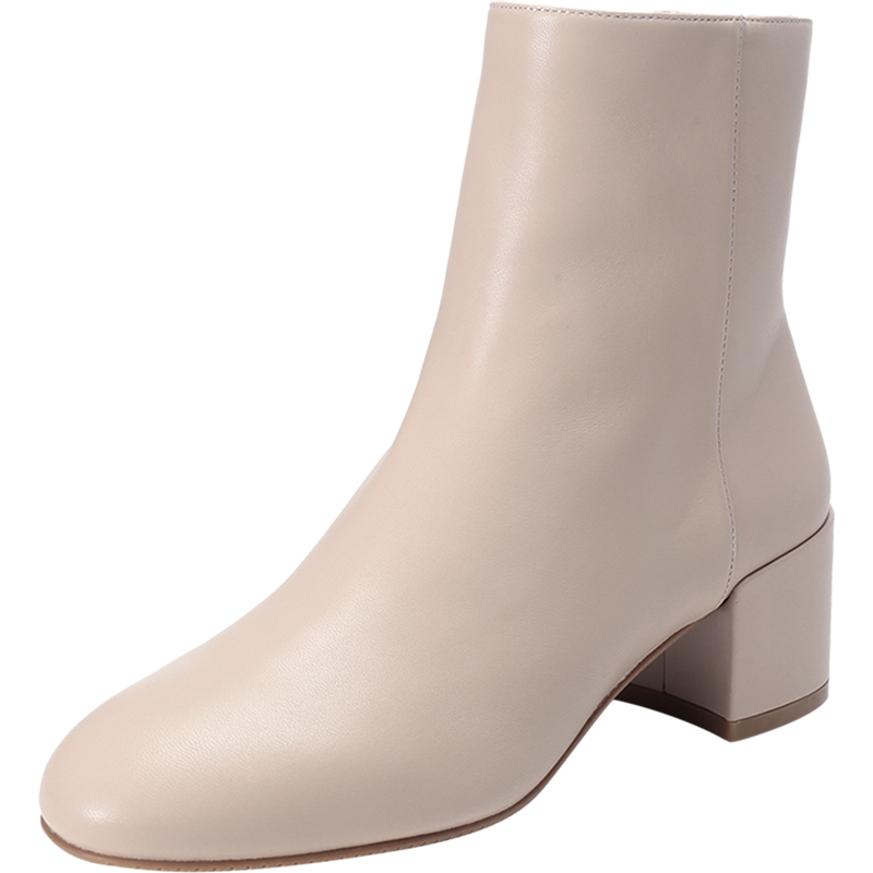 斯图尔特·韦茨曼 STUART WEITZMAN 女士皮革粗跟靴子短靴 QUARTZ 50