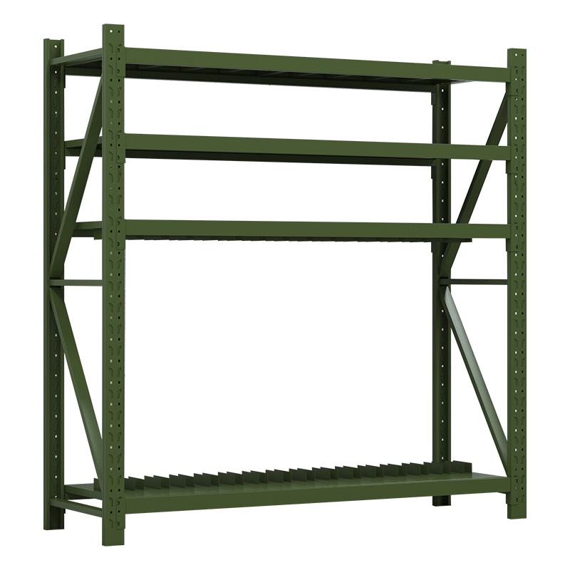 臻远 盾牌架安防安保装备置物架战备物资架重型货架 每层平均承重300kg