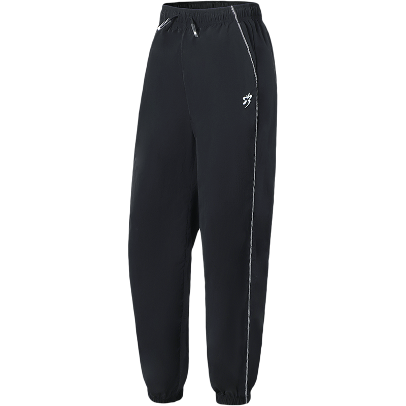 李宁运动长裤女士2022新款训练系列女装春季裤子束脚梭织运动长裤